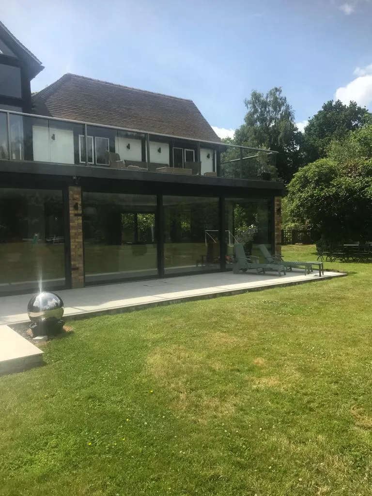 glass in the garden