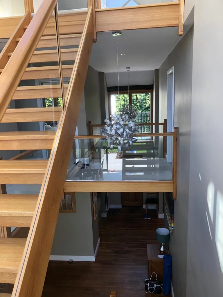 very long staircase